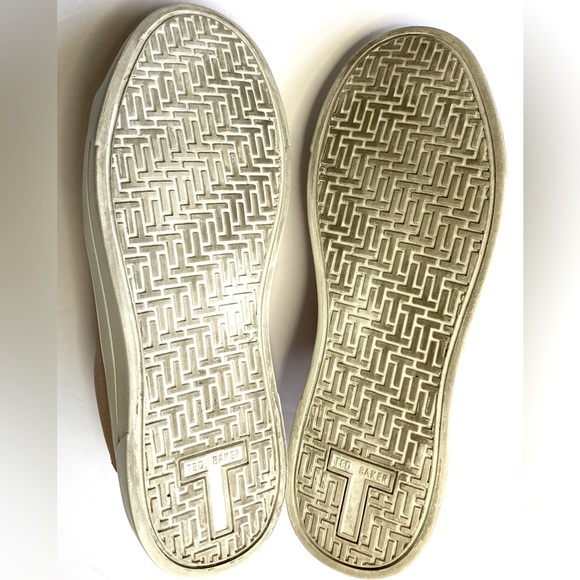 Ted Baker Women's Tedah Branded Leather Trainers - Pink EU 36.5/ US6 - Picture 11 of 11